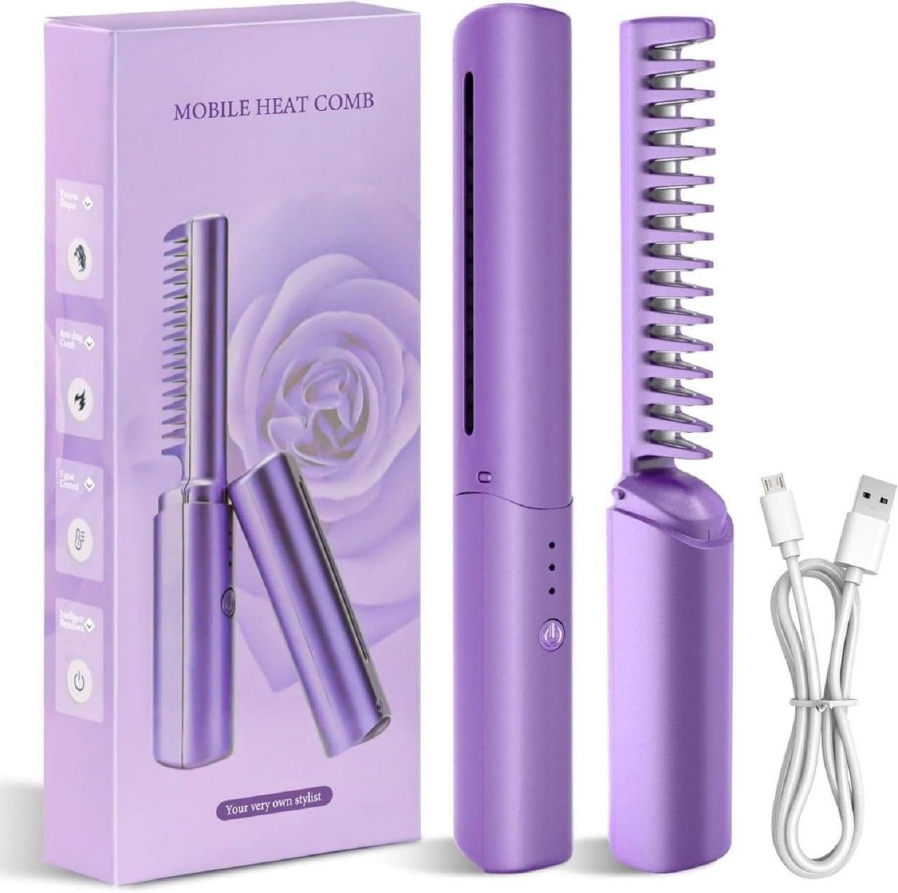 Meneflix™ Cordless Mini Hair Straightener – Portable, Rechargeable & Travel-Ready