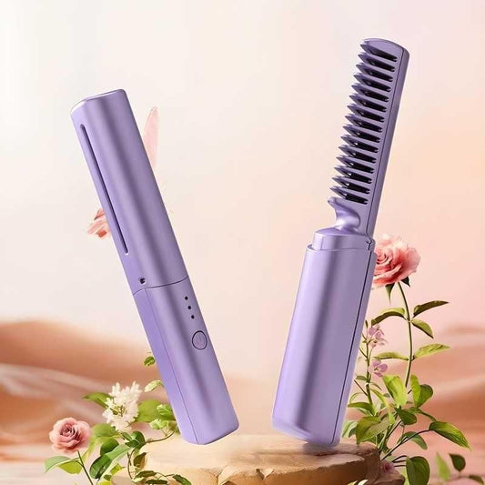 Meneflix™ Cordless Mini Hair Straightener – Portable, Rechargeable & Travel-Ready