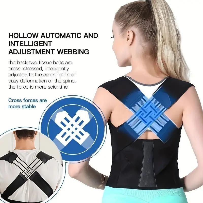 Adjustable Back Posture Corrector Belt – Relieves Pain & Slouching for Men & Women