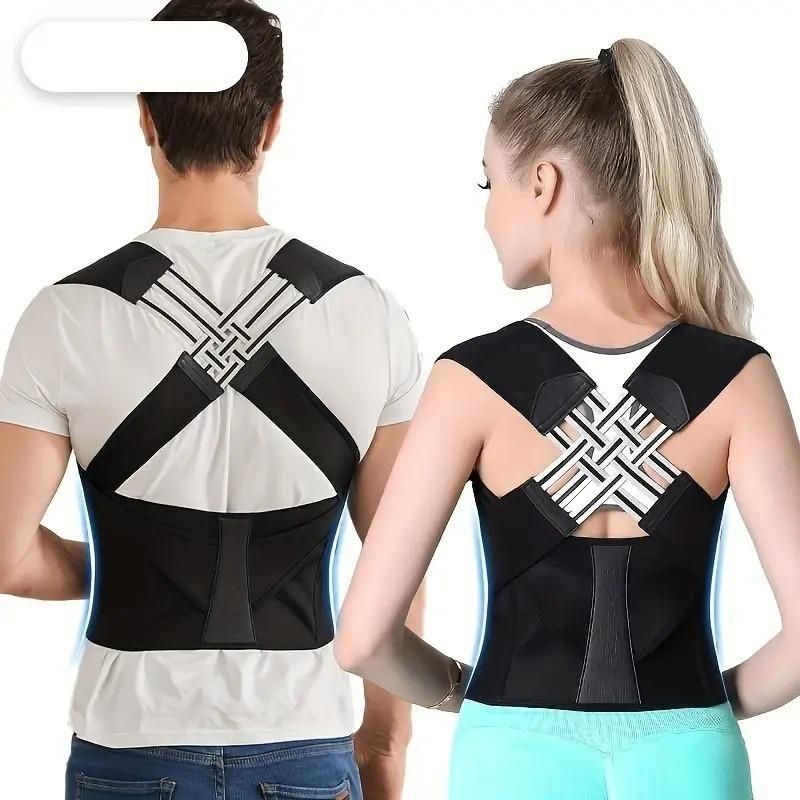 Adjustable Back Posture Corrector Belt – Relieves Pain & Slouching for Men & Women